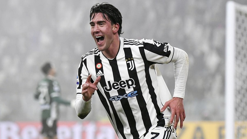 El misterio entre Dušan Vlahović al pasar de la camiseta número 7 de la Juventus al número 9